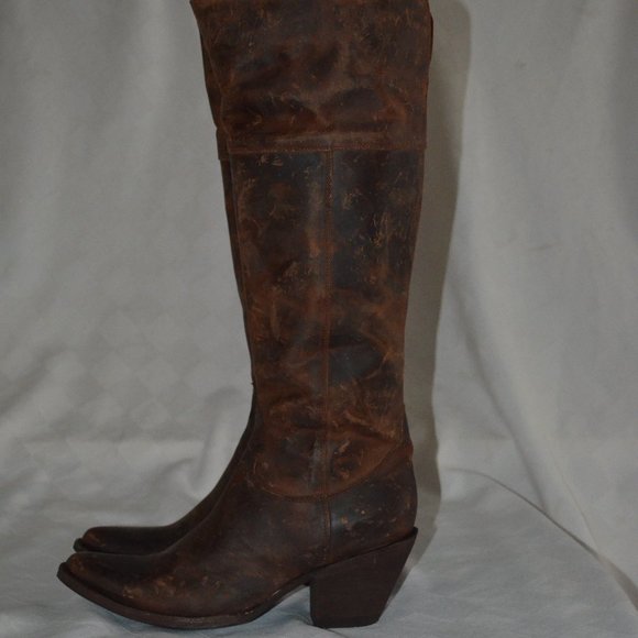 Old Gringo Brown Leather Boots - Picture 3 of 12